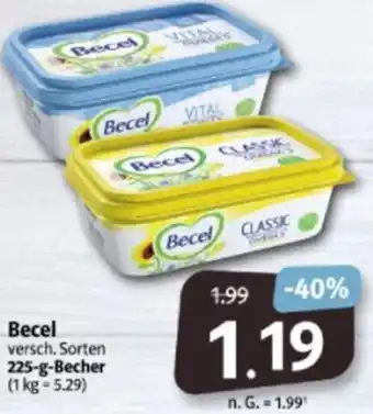 Markant Markt Becel 225 g Becher Angebot