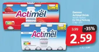 Markant Markt Danone Actimel Drink 8x100 g Packung Angebot