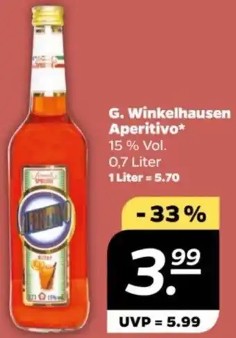 NETTO G. Winkelhausen Aperitivo 0,7 Liter Angebot