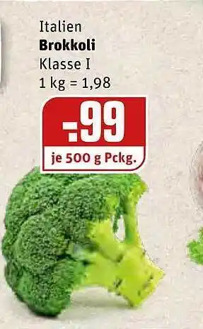 REWE Brokkoli Angebot