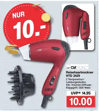 Famila Nord West Clatronic Reisehaartrockner HTD 3429 Angebot