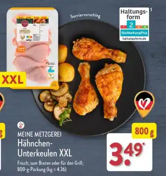 Aldi Nord MEINE METZGEREI Hähnchen-Unterkeulen XXL 800-g-Packung Angebot