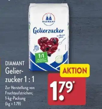 Aldi Nord DIAMANT Gelierzucker 1:1 Zur Herstellung von Fruchtaufstrichen; 1-kg-Packung Angebot