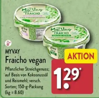 Aldi Nord MYVAY Fraicho vegan 150-g-Packung Angebot