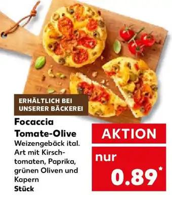 Kaufland Focaccia Tomate-Olive Angebot