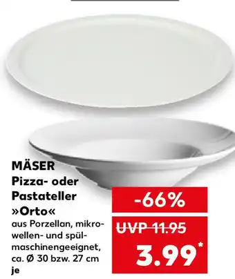 Kaufland MÄSER Pizza- oder Pastateller Orto Angebot