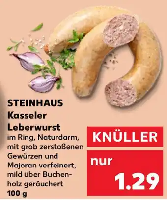 Kaufland STEINHAUS Kasseler Leberwurst 100 g Angebot