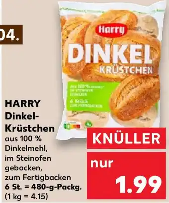 Kaufland HARRY Dinkel- Krüstchen 480 g Packg. Angebot