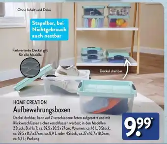 Aldi Nord HOME CREATION Aufbewahrungsboxen Angebot