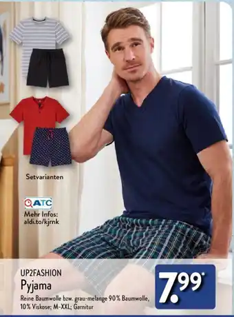 Aldi Nord UP2FASHION Pyjama M-XXL; Garnitur Angebot