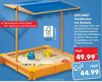 Kaufland KIDLAND Sandkasten mit Eisdiele Angebot