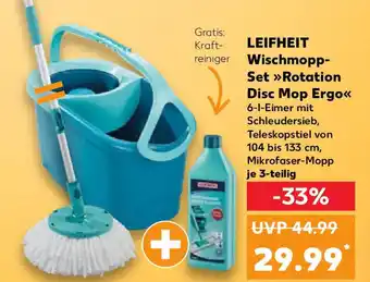 Kaufland LEIFHEIT Wischmopp- Set Rotation Disc Mop Ergo Angebot