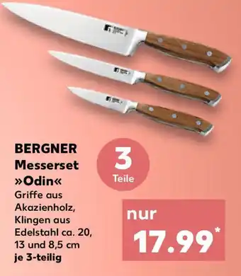 Kaufland BERGNER Messerset Odin 3-teilig Angebot