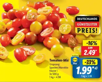 Lidl Tomaten-Mix 500g Angebot