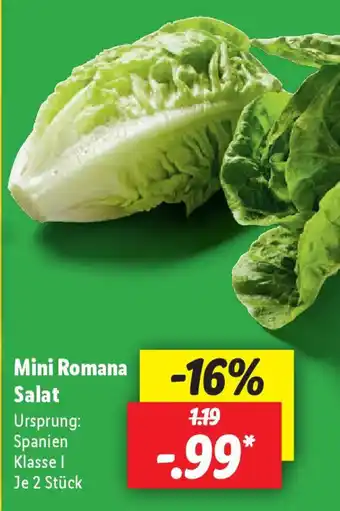 Lidl Mini Romana Je 2 Stück Angebot