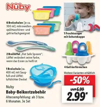 Lidl Nuby Baby-Beikostzubehör Angebot