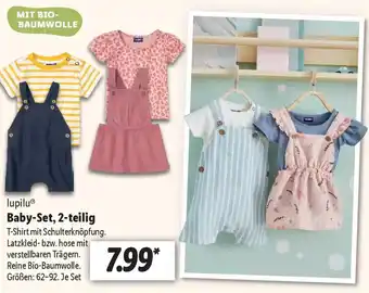 Lidl lupilu Baby-Set, 2-teilig Größen: 62-92. Je Set Angebot