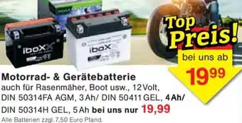 Jawoll Motorrad- & Gerätebatterie Angebot