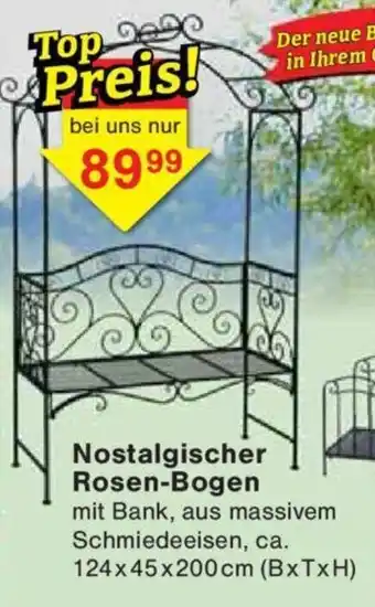 Jawoll Nostalgischer Rosen-Bogen Angebot