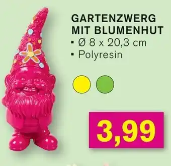 KODi GARTENZWERG MIT BLUMENHUT Angebot