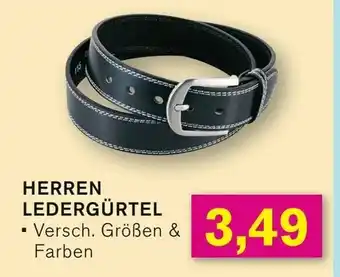 KODi HERREN LEDERGÜRTEL Angebot