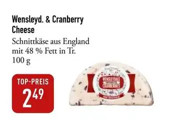 Galeria Markthalle Wensleyd. & Cranberry Cheese 100 g Angebot