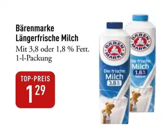 Galeria Markthalle Bärenmarke Längerfrische Milch 1 l Packung Angebot