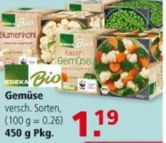 Multi Markt Edeka Bio Gemüse 450g Angebot