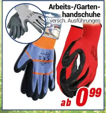 CENTERSHOP Arbeits/Gartenhandschuhe Angebot