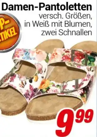 CENTERSHOP Damen-Pantoletten Angebot