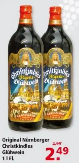 Multi Markt Original Nürnberger Christkindles Glühwein 1L Angebot