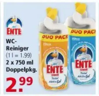 Multi Markt Ente WC Reiniger 2x750ml Angebot