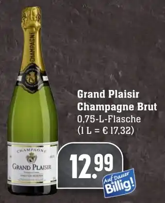 Edeka Neukauf Grand Plaisir Champagne Brut 0,75L Angebot