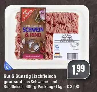 Edeka Neukauf Gut & Günstig Hackfleisch gemischt 500g Angebot