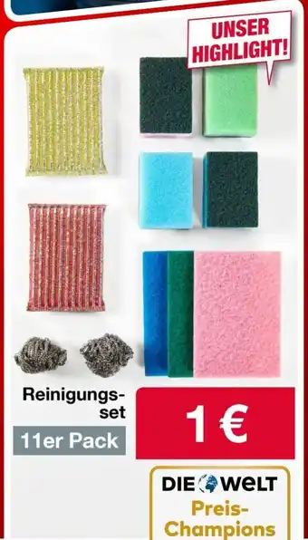 Woolworth Reinigungs-set 11er Pack Angebot