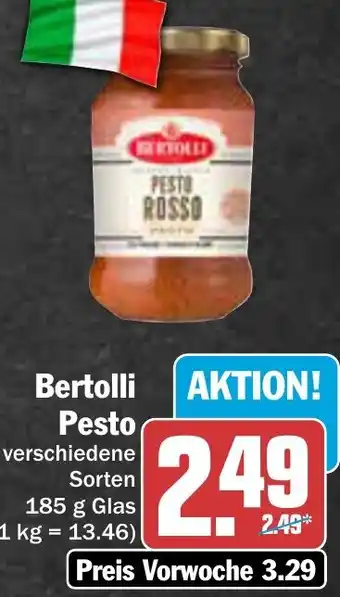 AEZ Bertolli Pesto 185 g Glas Angebot