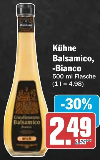 AEZ Kühne Balsamico, Bianco 500 ml Flasche Angebot