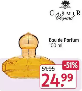 Rossmann CAŠMIR Chopard Eau de Parfum 100 ml Angebot