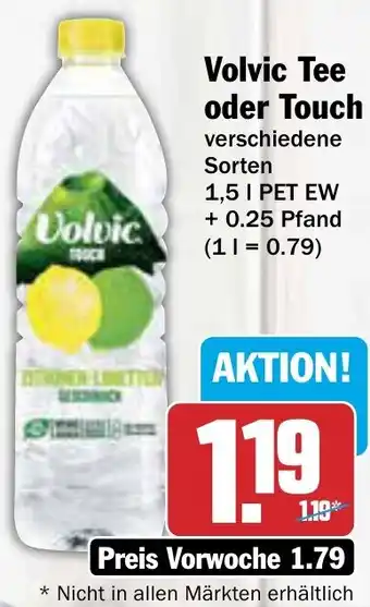 AEZ Volvic Tee oder Touch 1,5 L Angebot