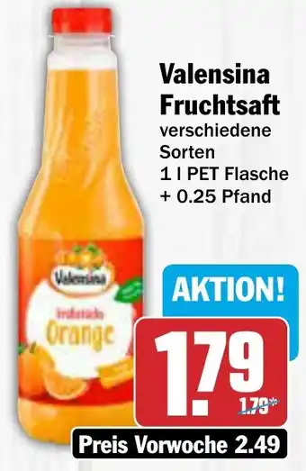 AEZ Valensina Fruchtsaft 1 L PET Flasche Angebot