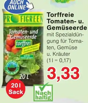 Wiglo Wunderland Torffreie Tomaten und Gemüseerde 20 L Sack Angebot