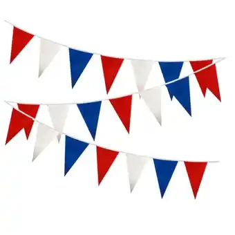 ManoMano Eosnow USA Unabhngigkeitstag rot blau und wei dreieckige Wimpel Banner Bunting Flags Events Dekoration Angebot