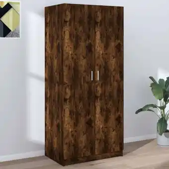 ManoMano Kleiderschrank，Aufbewahrungsschrank Räuchereiche 80x52x180 cm Holzwerkstoff vidaXL Angebot