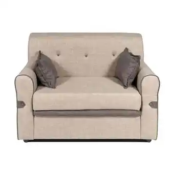 ManoMano 2-Sitzer-Sofa Tokyo aus Cappuccino-Stoff Angebot