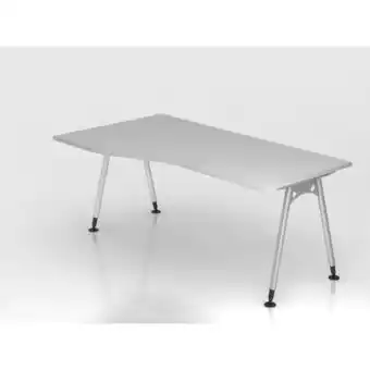 ManoMano Proregal-büromöbel Mit Top Leistungsdaten - Schreibtisch Keijo Grau BxT 180x100/80cm Höhe 68-76cm stufenlos höhenverstellbar  Angebot