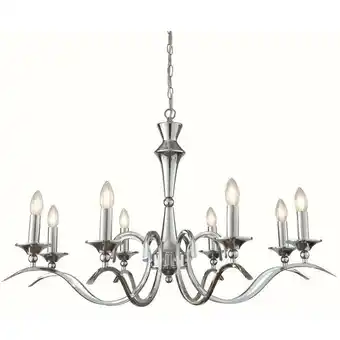 ManoMano Kora - 8 Light Chandelier Chrome Finish, E14 - Endon Angebot