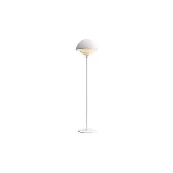 ManoMano Herstal Stehlampe Weiß, Schalterschirm 1x E27 Angebot