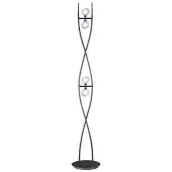 ManoMano Inspired Mantra - Fragma - Stehlampe 4 Light G9, Schwarz Chrom Angebot