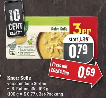 Edeka Neukauf Knorr Soße 102g Angebot