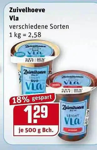 REWE Zuivelhoeve Vla Angebot